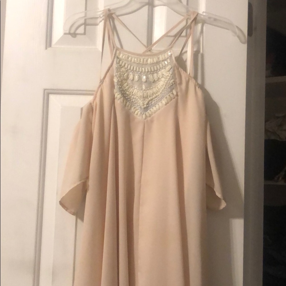 Boutique cold shoulder dress